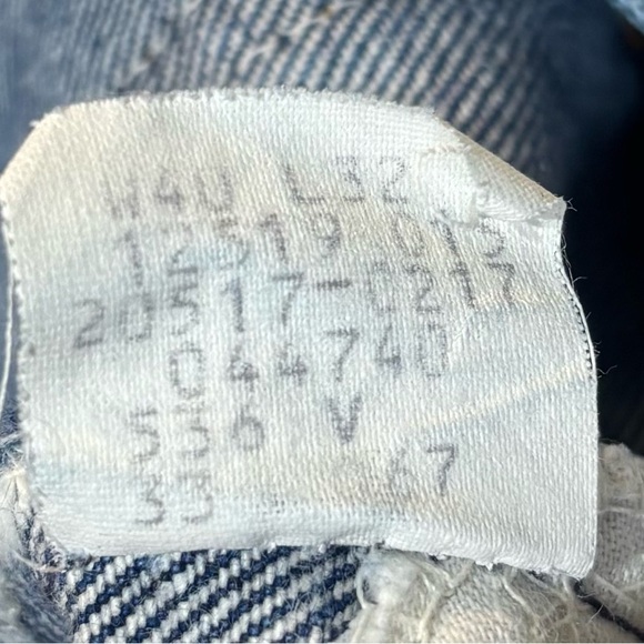 Vintage 70's Levi's Orange Tab 536 Boot Cut Dark Wash Jeans 40x30 - Picture 13 of 13